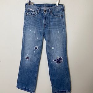 Y2K Vintage Abercrombie Jeans Sz 16 Distress